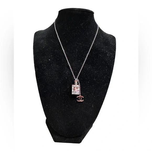 CHANEL | Jewelry | Chanel Perfume Bottle Necklace | Poshmark